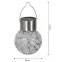 Solárna lampa RING RGB EKO0585,3