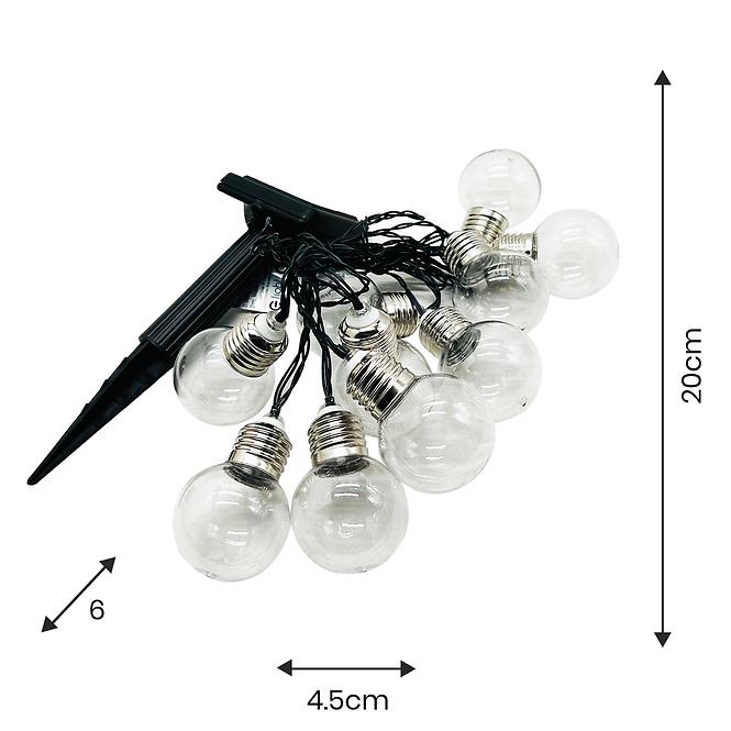 Garlanda solar CLEAR EKO0587