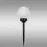 Solárna lampa GUĽA 15CM BLACK EKO0588