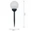 Solárna lampa GUĽA 15CM BLACK EKO0588,3