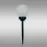 Solárna lampa GUĽA 20CM BLACK EKO0589