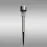 Solárna lampa PIN INOX EKO0594