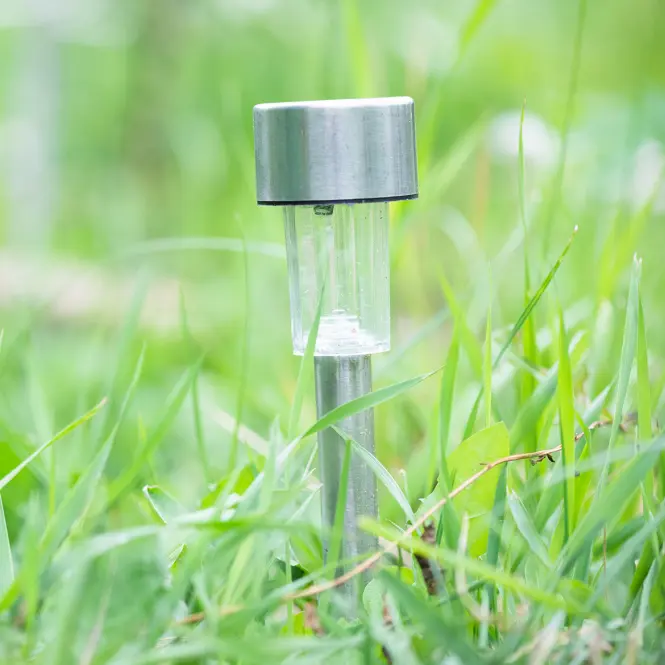 Solárna lampa PIN INOX EKO0594,5