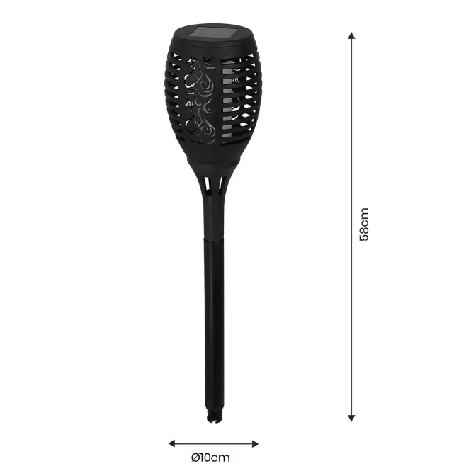 Solárna lampa FAKĽA 58CM EKO0604,3