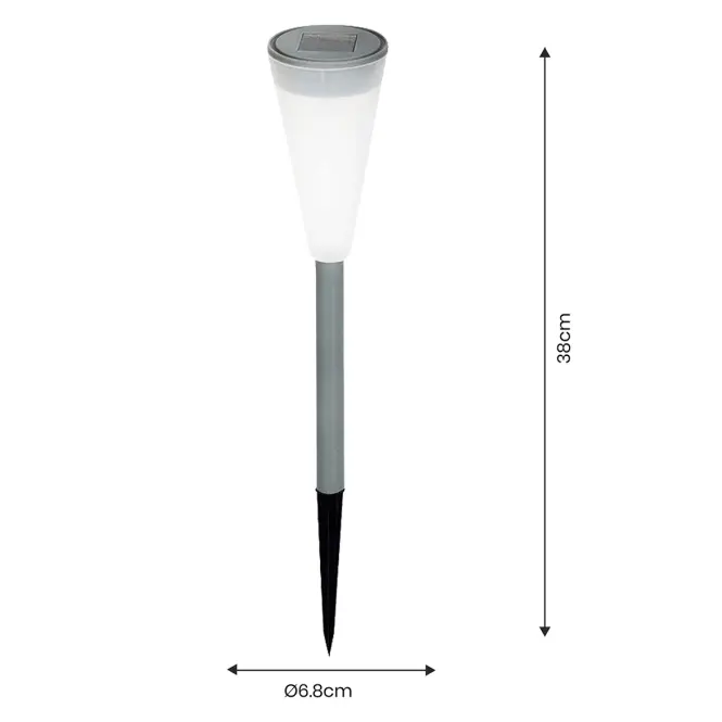 Solárna lampa ČLENOK 38CM EKO0607,3