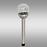 Solárna lampa INOX 8CM CRACK EKO0609