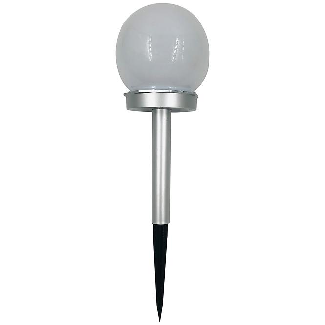 Solárna lampa GUĽA 10CM SILVER EKO0611,2