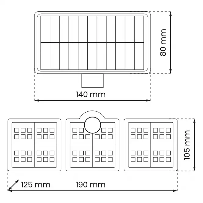 Reflaktor solar FLEXI EKO9152