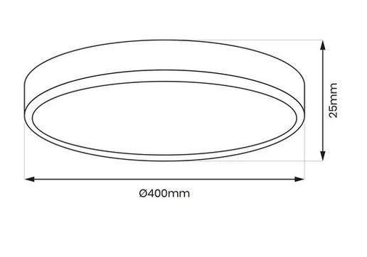 Stropné svietidlo LED MAQ 32W čierna ML0440,7
