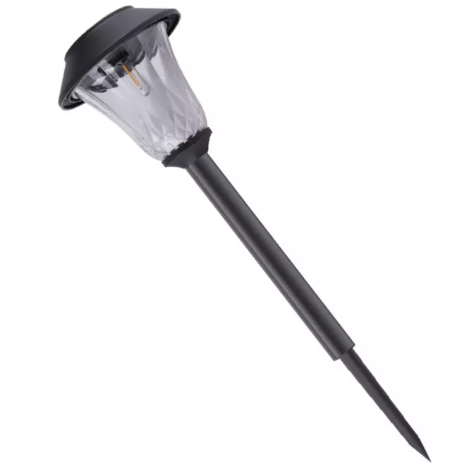 Solárna lampa 46815 čierna