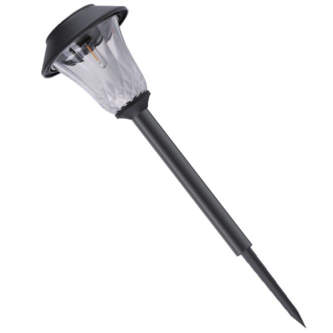 Solárna lampa 46815 čierna
