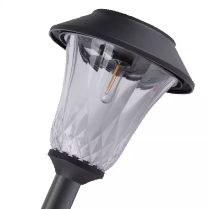 Solárna lampa 46815 čierna