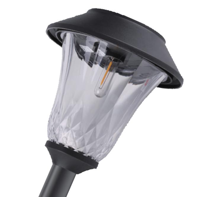 Solárna lampa 46815 čierna