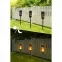Solárna lampa 46810 Flame čierna,9