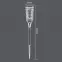 Solárna lampa 46810 Flame čierna,12