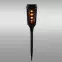 Solárna lampa 46810 Flame čierna