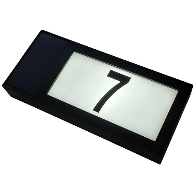 Solárna lampa číslo domu 46816 čierne,3