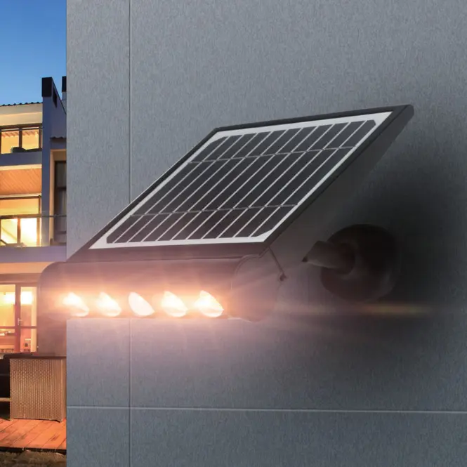 Solárne LED svietidlo 46818 čierne,5