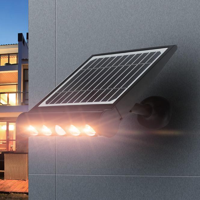 Solárne LED svietidlo 46818 čierne,5