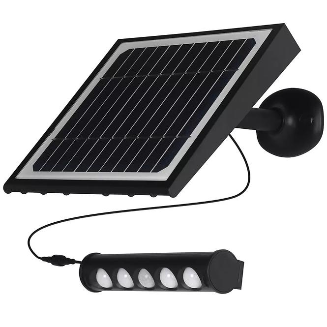 Solárne LED svietidlo 46818 čierne,8