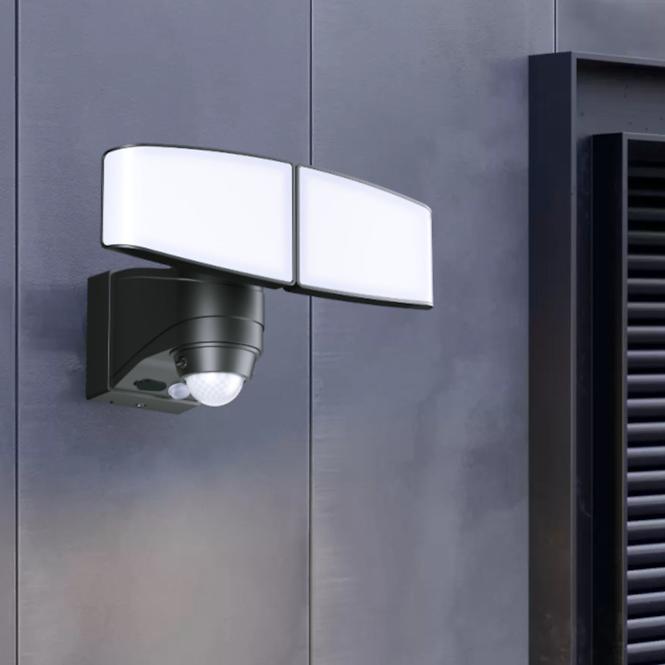 Solárne LED svietidlo 46819 čierne,4