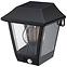 Nástenná Lampa snímač pohybu 46821 Black K1,2