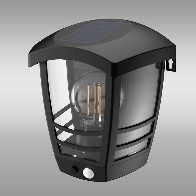 Nástenná Lampa snímač pohybu 46822 Black K1