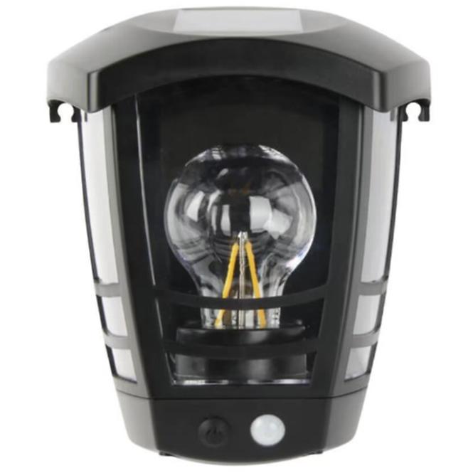 Nástenná Lampa snímač pohybu 46822 Black K1