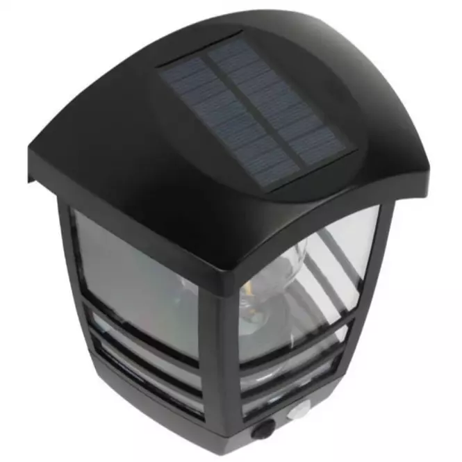 Nástenná Lampa snímač pohybu 46822 Black K1,11