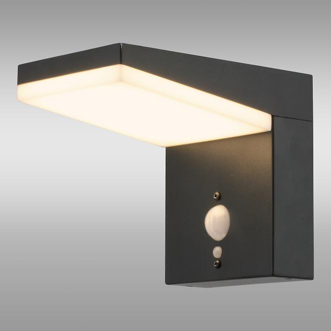 Nástenná Lampa snímač pohybu 46822 Black K1