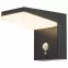 Nástenná Lampa snímač pohybu 46822 Black K1,2