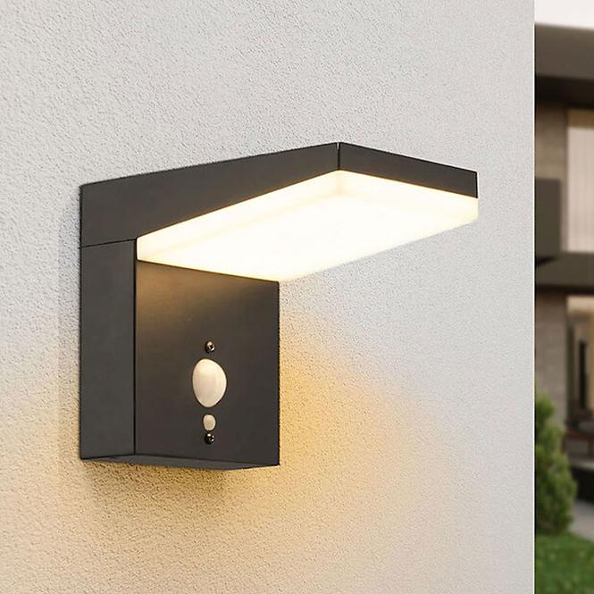 Nástenná Lampa snímač pohybu 46822 Black K1