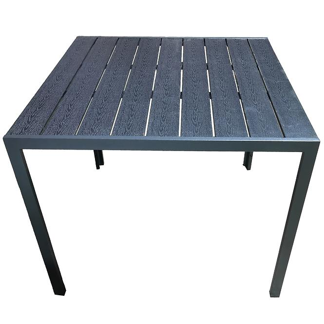 Stôl Douglas čierny 90x90 cm