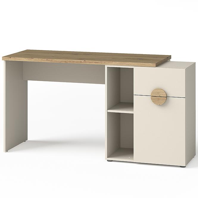 Písací stôl Melo ME8 cashmre/dub artisan