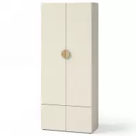 Skriňa Melo ME1 cashmere/dub artisan