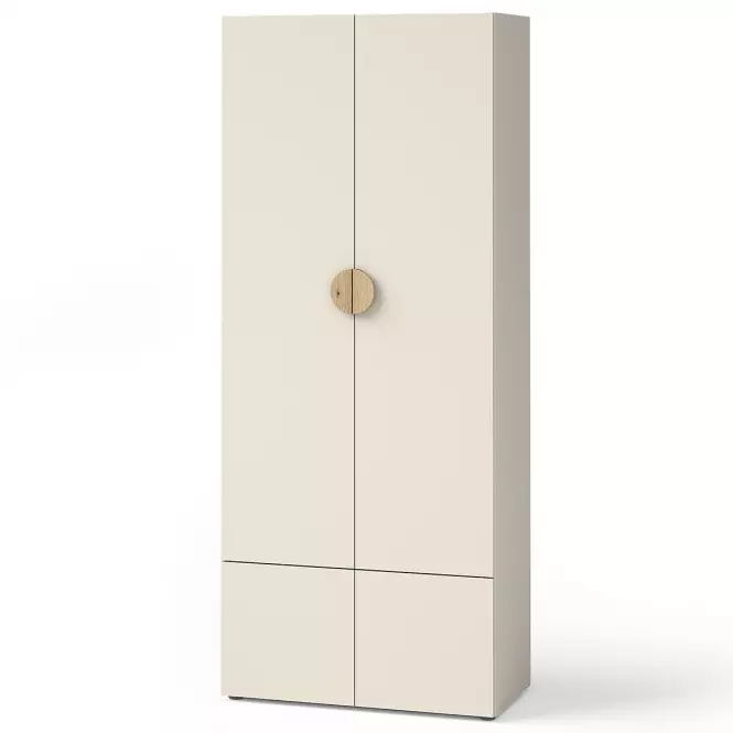 Skriňa Melo ME1 cashmere/dub artisan