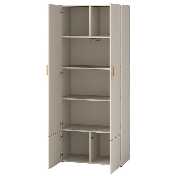 Skriňa Melo ME1 cashmere/dub artisan,4