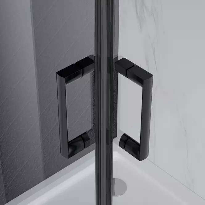 Sprchový kút Point 100x80x190 black,6