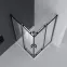 Sprchový kút Point 80x80x190 black,2