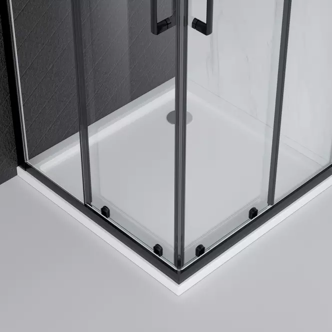 Sprchový kút Point 80x80x190 black,3