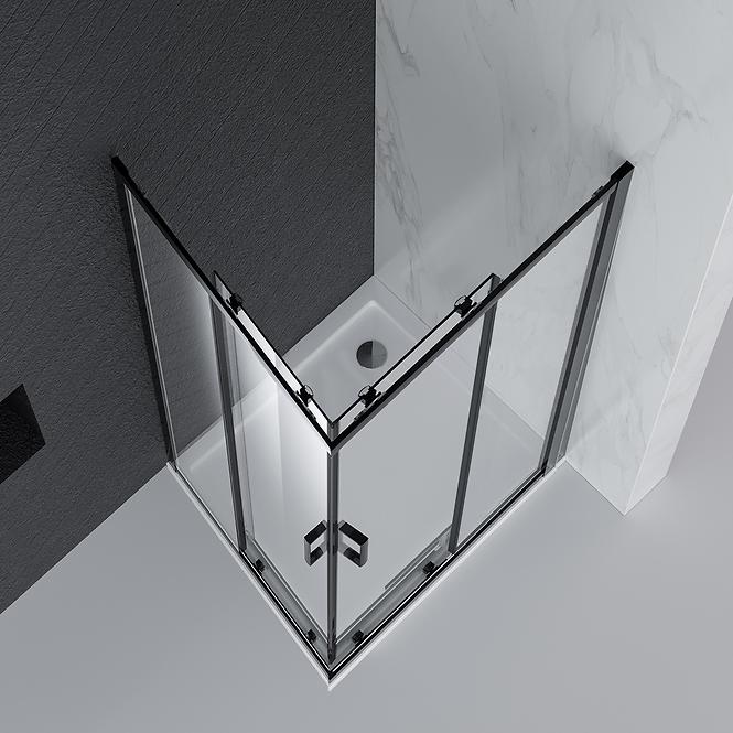 Sprchový kút Point 90x90x190 black