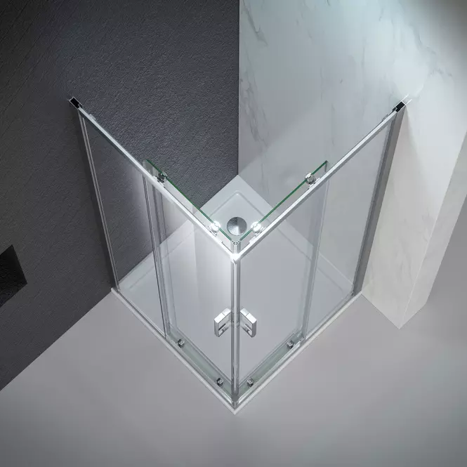 Sprchový kút Point 90x90x190 chróm,2