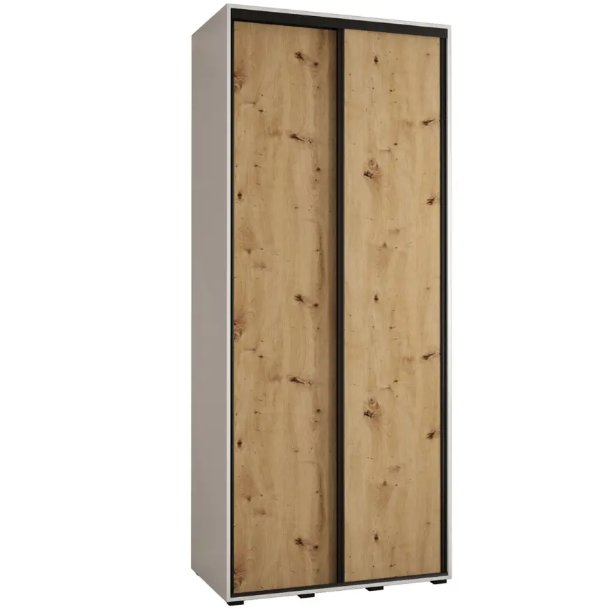 Skriňa 45 Canaris 1 100 biela/artisan/čierna