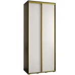 Skriňa 45 Canaris 1 100 čierna/biela/gold