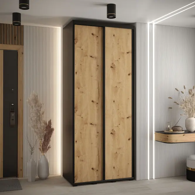 Skriňa 45 Canaris 1 110 čierna/artisan/čierna,5