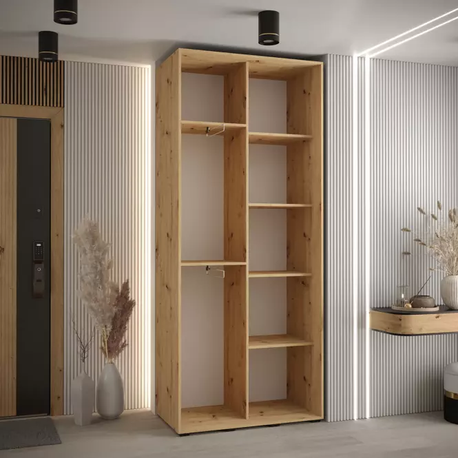 Skriňa 45 Canaris 1 120 artisan/čierna/čierna,4