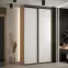 Skriňa 45 Canaris 1 130 artisan/biela/čierna,5