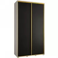 Skriňa 45 Canaris 1 130 biela/čierna/gold