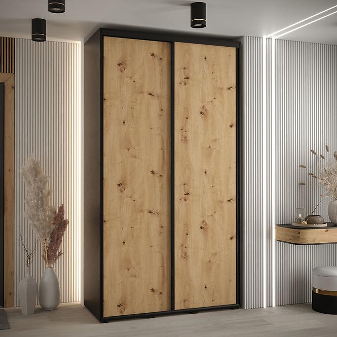 Skriňa 45 Canaris 1 130 čierna/artisan/čierna