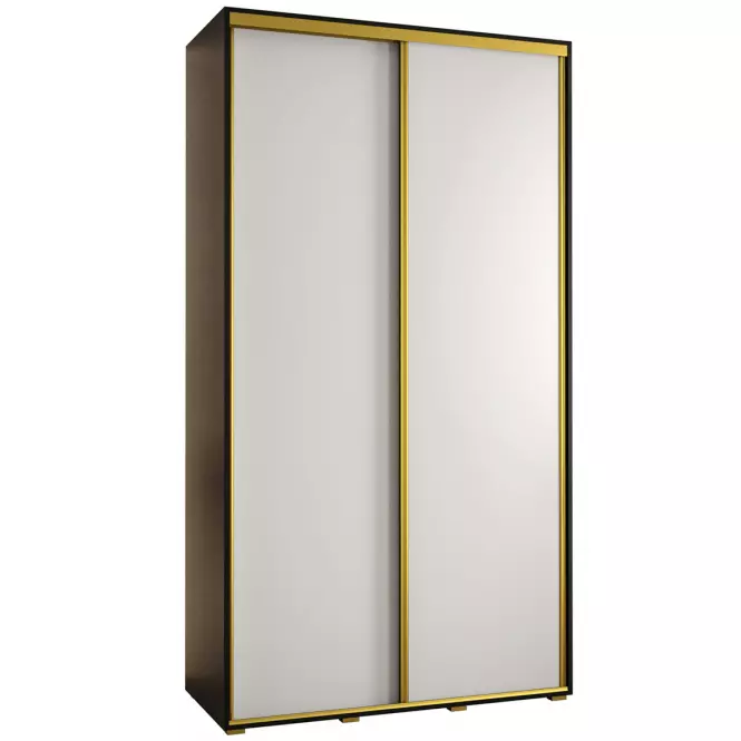 Skriňa 45 Canaris 1 130 čierna/biela/gold